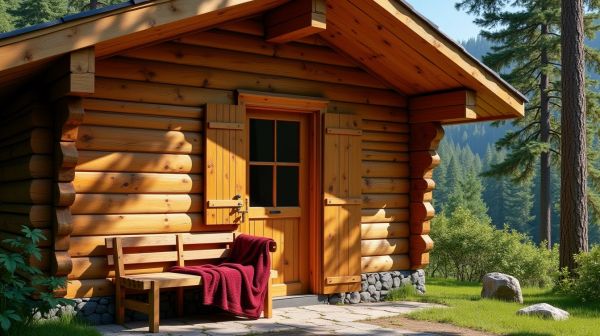 Offrez-vous un chalet bois habitable livré monté sans tracas